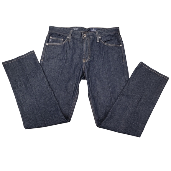 AG Adriano Goldschmied Men’s The Everett Slim Straight Leg Jeans Dark Wa… - Picture 16 of 16